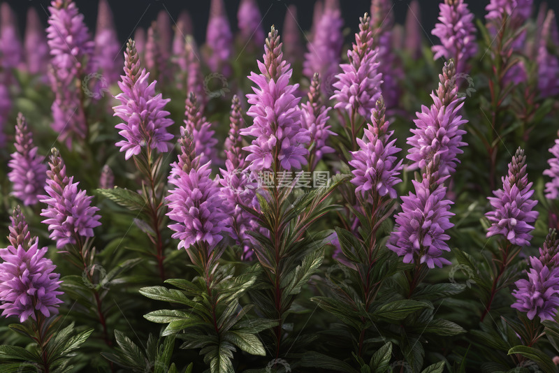 高清大图下载【趣麦麦图】紫色花卉自然景观