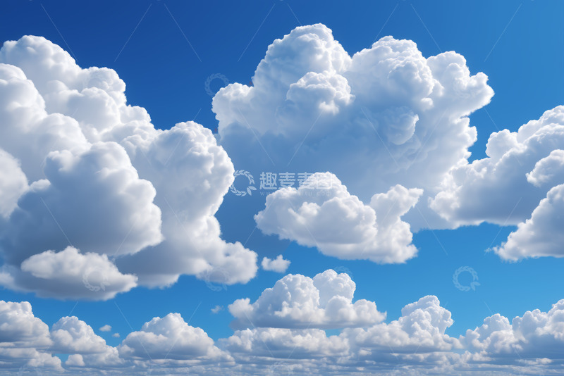 高清大图下载【趣麦麦图】蓝天白云自然风光素材