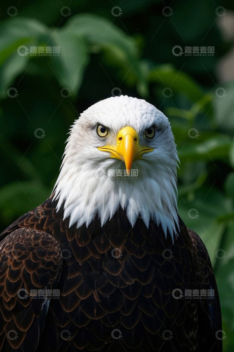 高清大图下载【趣麦麦图】白头海雕特写