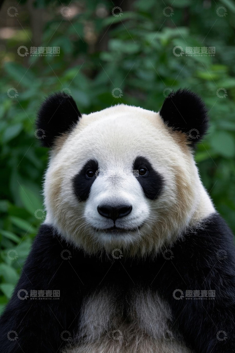 高清大图下载【趣麦麦图】大熊猫特写