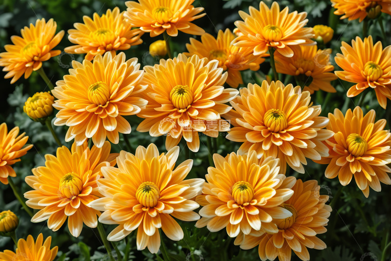 高清大图下载【趣麦麦图】黄色菊花特写