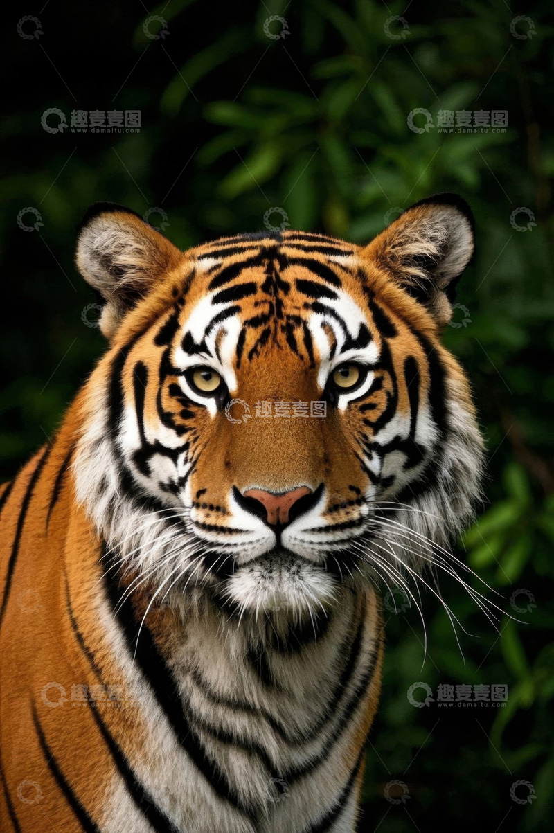 高清大图下载【趣麦麦图】老虎特写素材