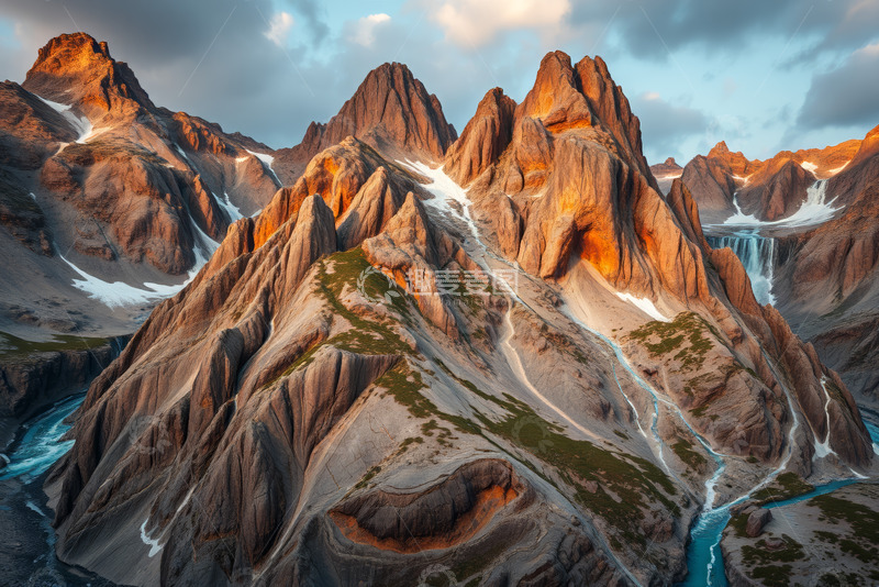 高清大图下载【趣麦麦图】壮丽山脉自然风光
