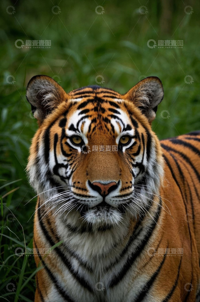 高清大图下载【趣麦麦图】老虎特写近景
