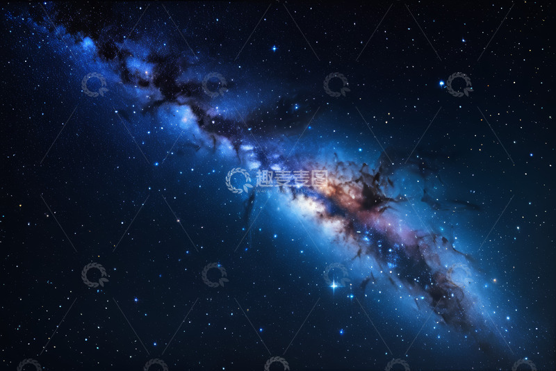 高清大图下载【趣麦麦图】深邃宇宙星系星空景象