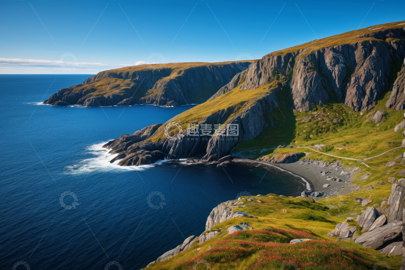 高清大图下载【趣麦麦图】海岸悬崖自然风光