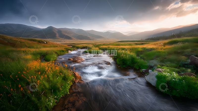 高清大图下载【趣麦麦图】山川溪流风光摄影