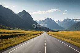 山间公路自然风光