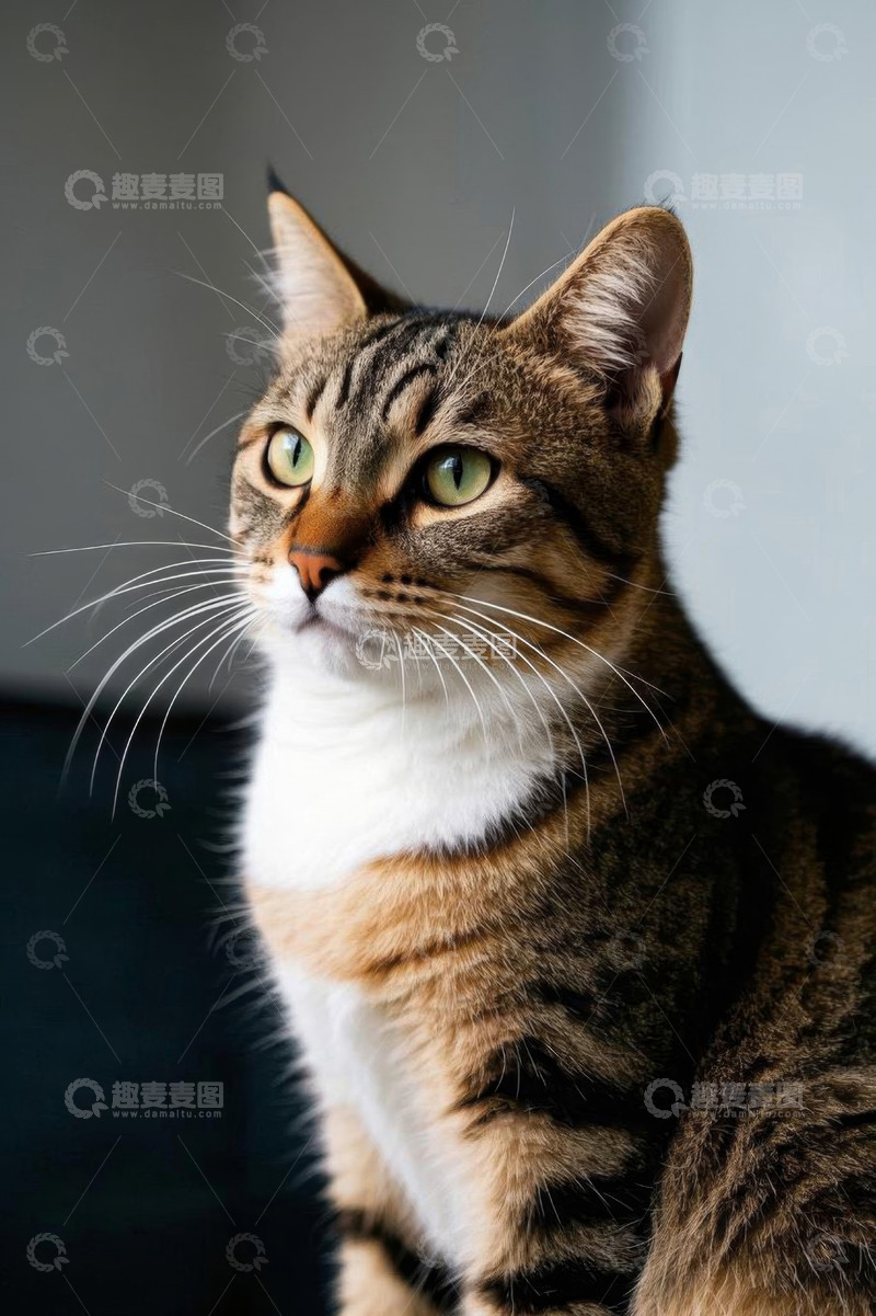 高清大图下载【趣麦麦图】狸花猫特写