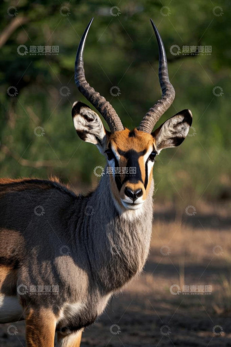 高清大图下载【趣麦麦图】特写羚羊肖像