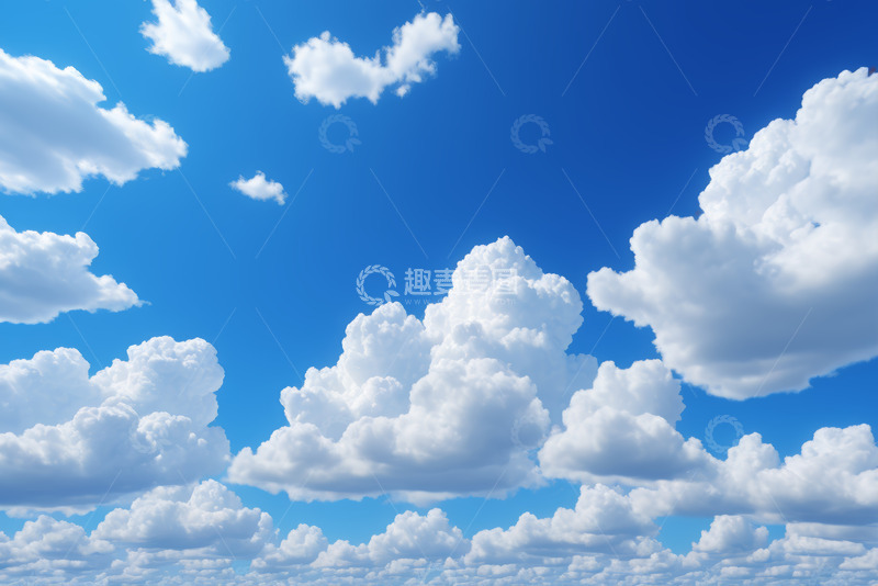 高清大图下载【趣麦麦图】蓝天白云自然风景画面