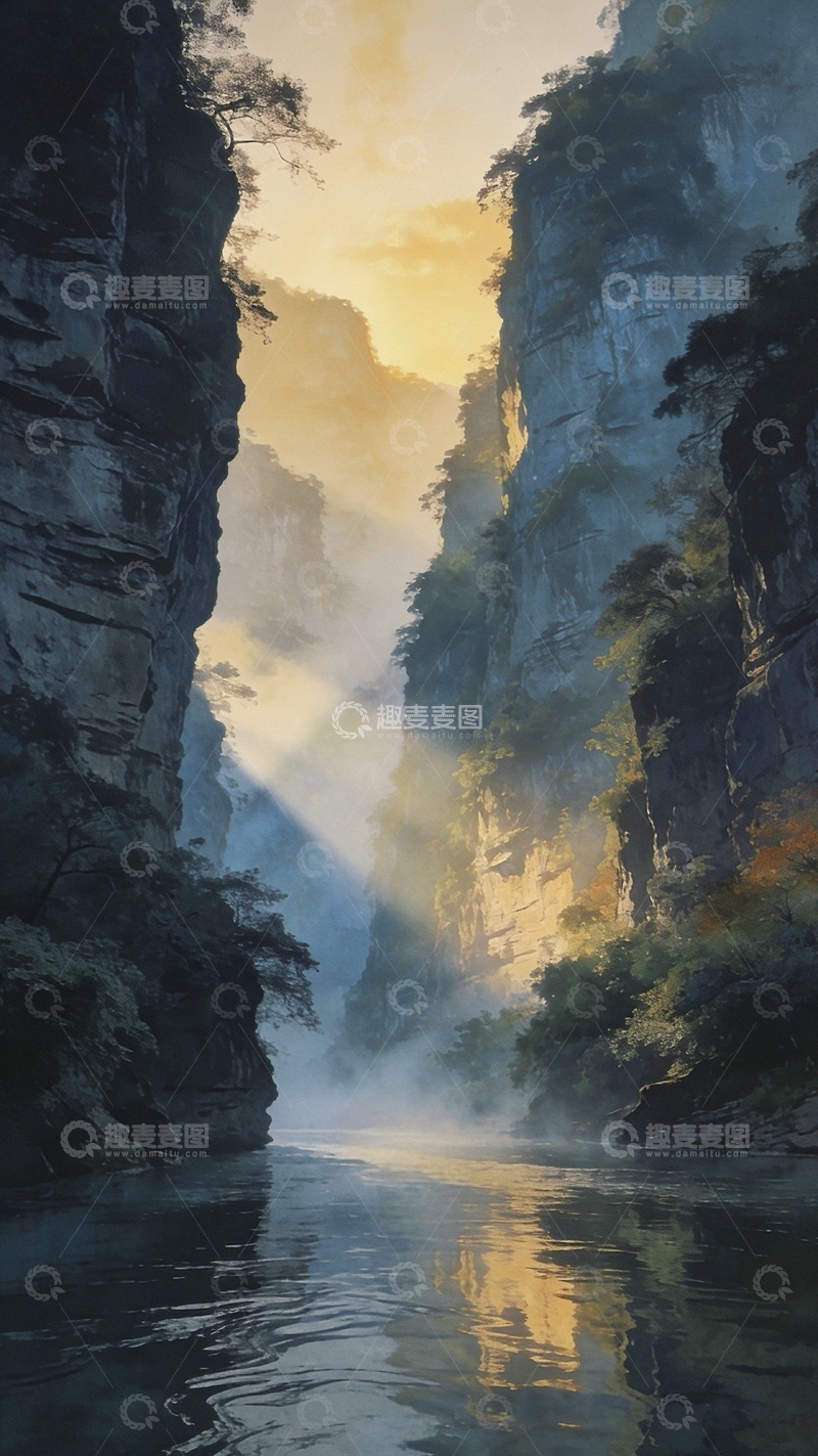 高清大图下载【趣麦麦图】山川河流美景