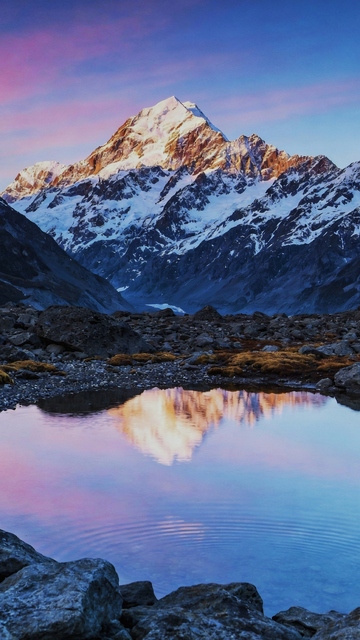 高山 雪山 白雪