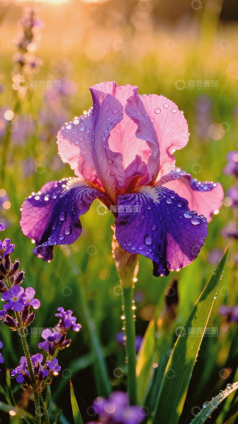 高清大图下载【趣麦麦图】多巴胺田野花朵