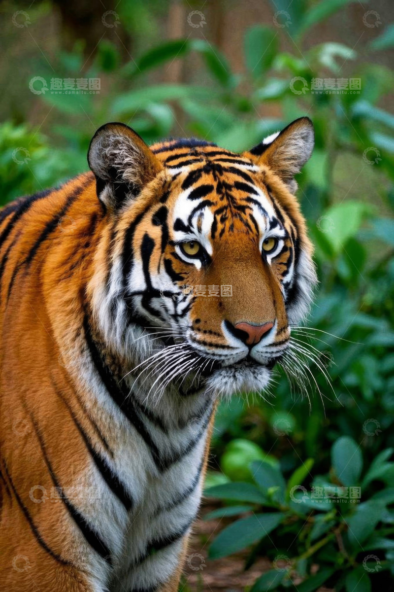 高清大图下载【趣麦麦图】老虎特写自然环境素材