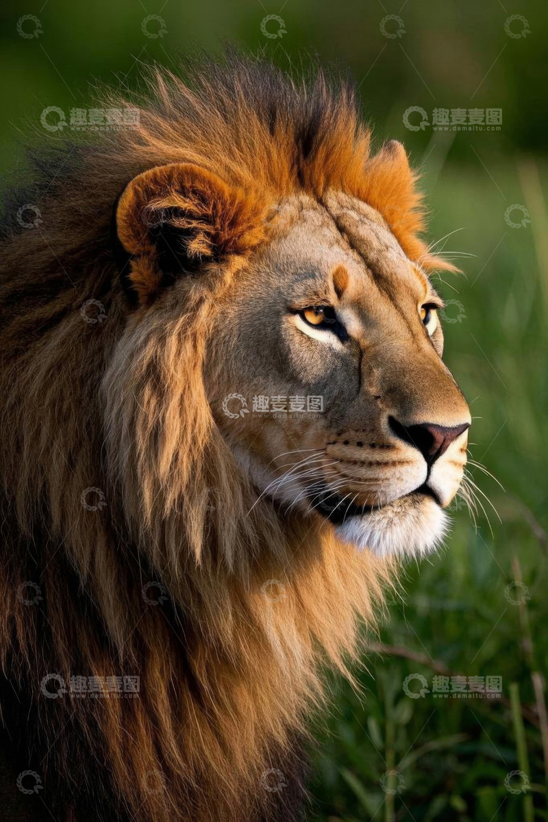 高清大图下载【趣麦麦图】雄狮特写