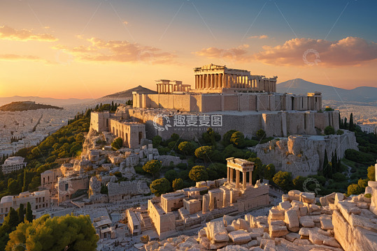 雅典卫城全景