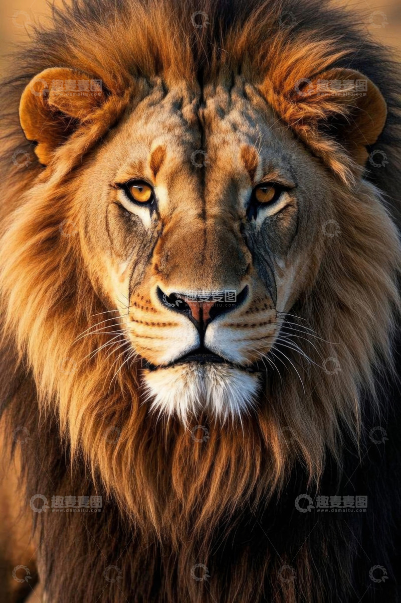 高清大图下载【趣麦麦图】雄狮特写