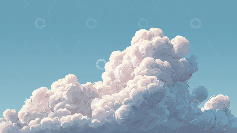 高清大图下载【趣麦麦图】蓝天白云艺术风景