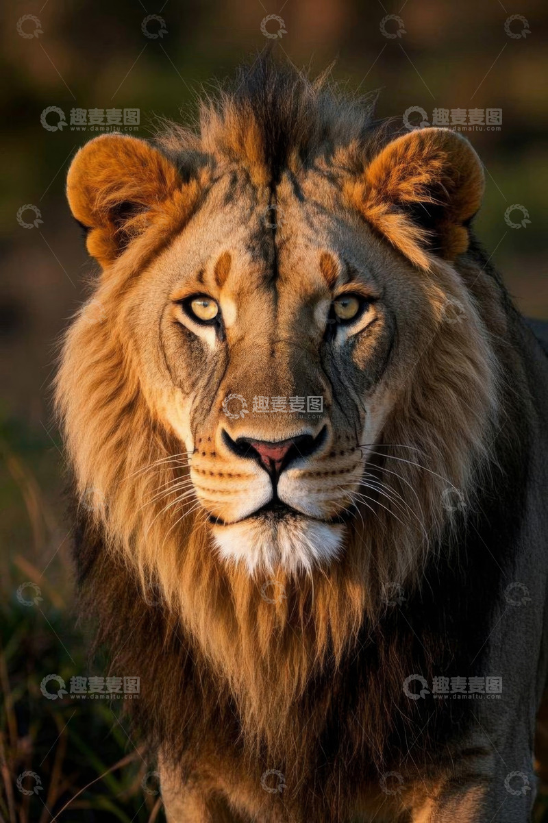 高清大图下载【趣麦麦图】雄狮特写