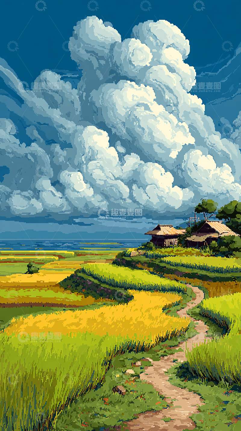 高清大图下载【趣麦麦图】田园乡村风光