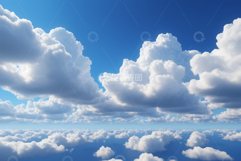 高清大图下载【趣麦麦图】蓝天白云全景自然风光
