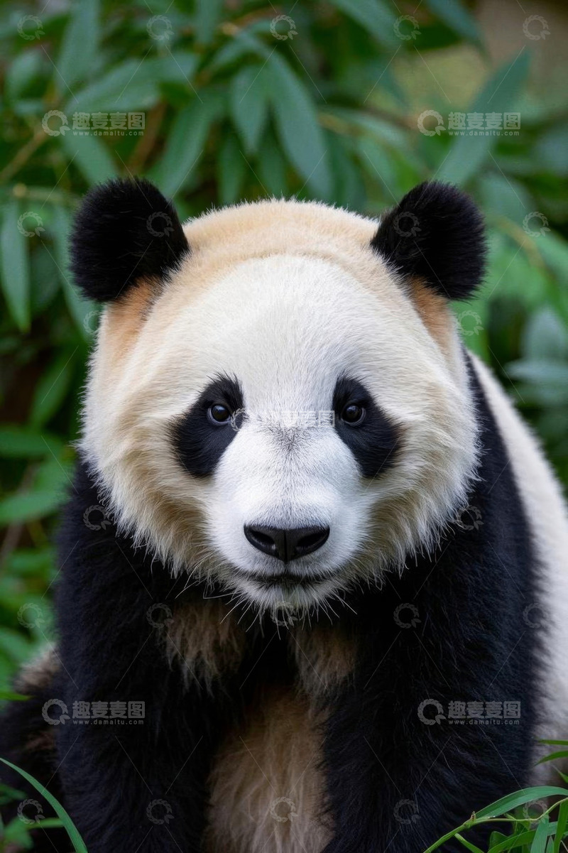 高清大图下载【趣麦麦图】大熊猫特写