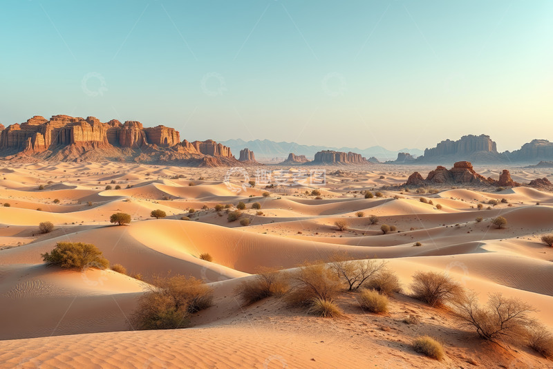 高清大图下载【趣麦麦图】沙漠自然风光全景