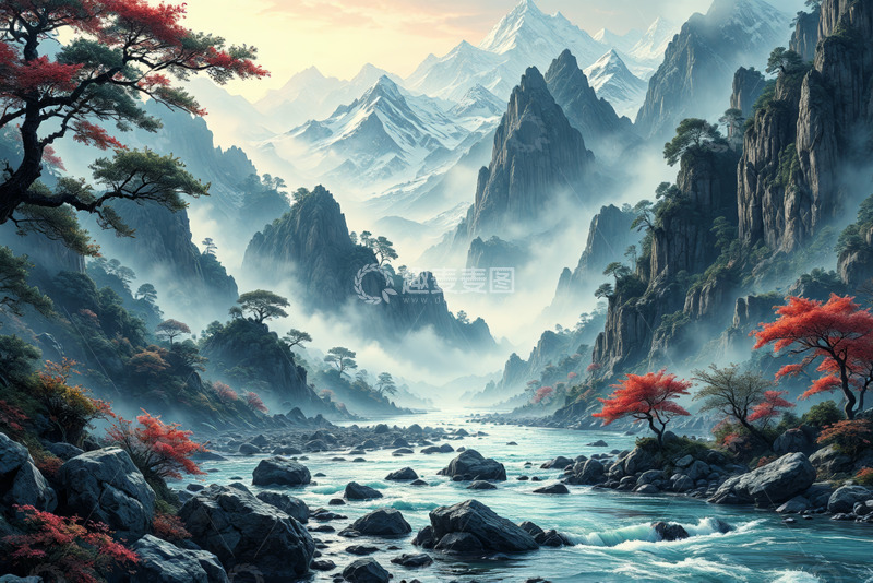 高清大图下载【趣麦麦图】山水自然风光景色