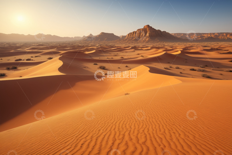 高清大图下载【趣麦麦图】沙漠自然风光全景