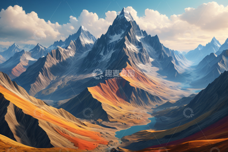 高清大图下载【趣麦麦图】壮丽山景自然风光