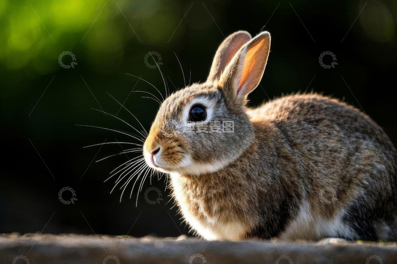 高清大图下载【趣麦麦图】特写可爱兔子自然场景