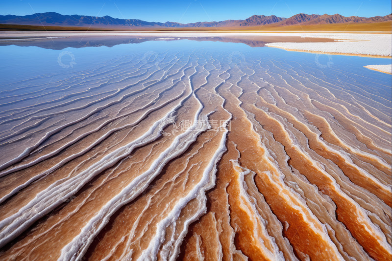 高清大图下载【趣麦麦图】盐湖自然风光全景