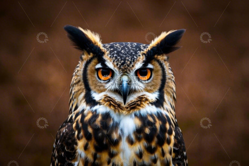 高清大图下载【趣麦麦图】猫头鹰特写素材
