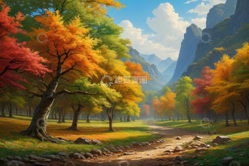 高清大图下载【趣麦麦图】秋日山林自然风光