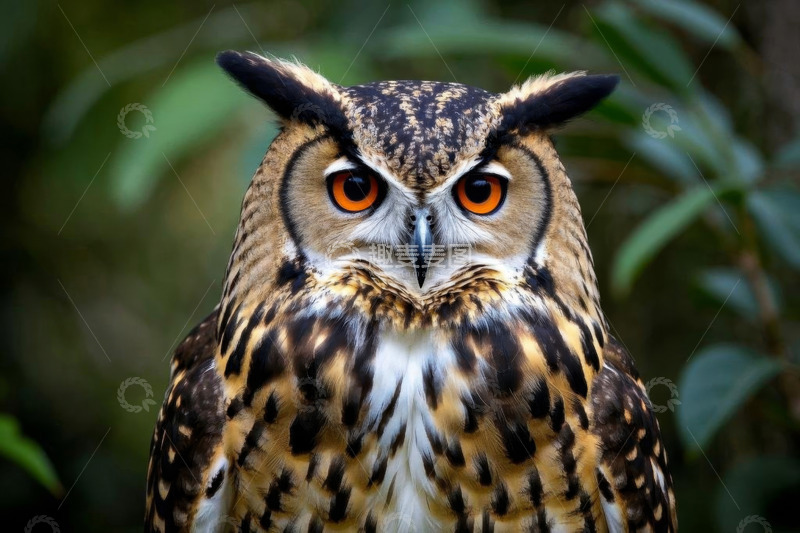 高清大图下载【趣麦麦图】猫头鹰特写