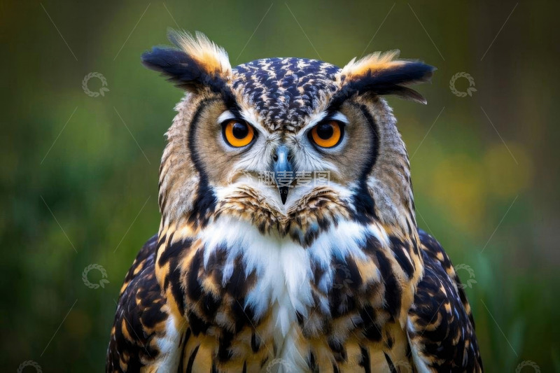 高清大图下载【趣麦麦图】猫头鹰特写