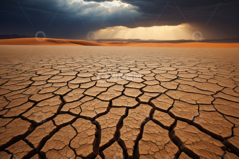 高清大图下载【趣麦麦图】干裂土地与沙漠景观