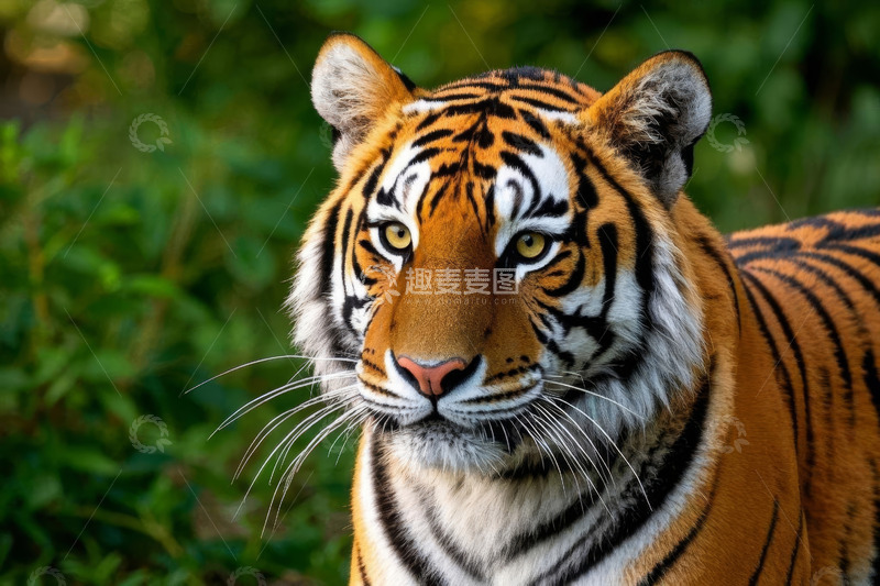 高清大图下载【趣麦麦图】老虎特写近景