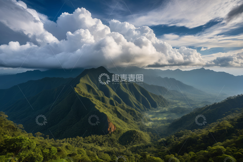 高清大图下载【趣麦麦图】山峦云海自然风光