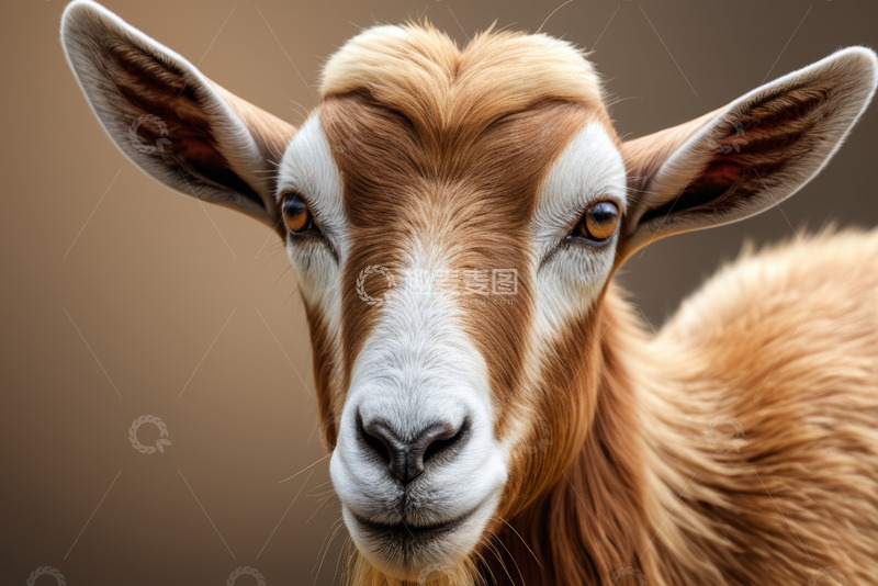 高清大图下载【趣麦麦图】山羊特写素材