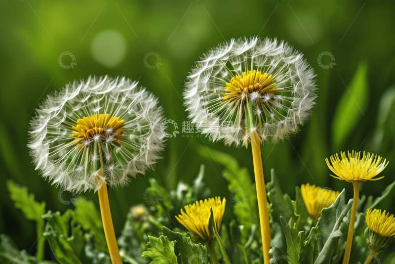 高清大图下载【趣麦麦图】蒲公英特写自然风光素材