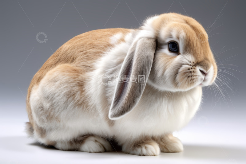 高清大图下载【趣麦麦图】可爱垂耳兔特写