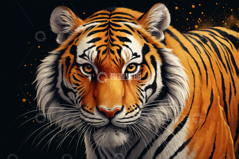 高清大图下载【趣麦麦图】老虎特写