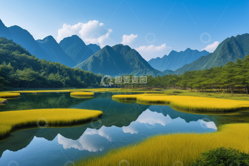高清大图下载【趣麦麦图】山水间的自然风光美景