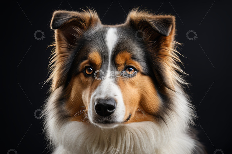 高清大图下载【趣麦麦图】牧羊犬特写