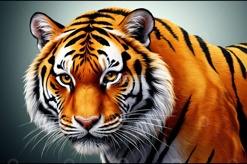 高清大图下载【趣麦麦图】老虎特写素材