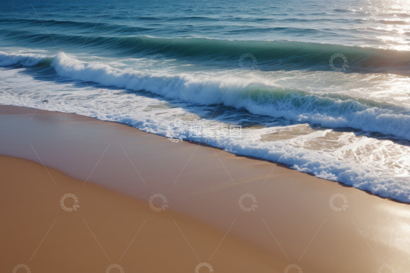 高清大图下载【趣麦麦图】海滩海浪自然风光