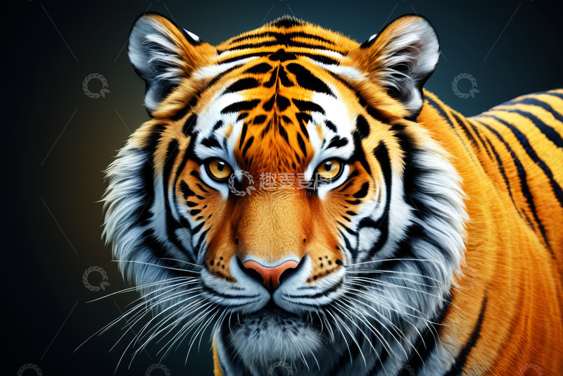 高清大图下载【趣麦麦图】老虎特写素材