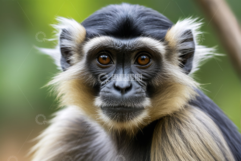 高清大图下载【趣麦麦图】猴子特写肖像